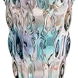 100% Crystal Glass Vase Flower Pot for Home Decoration | Center Table Decorative Items | Thickened Transparent Glass Vase for Flowers. Bookshelf, Dinner Table, Office Desk & Premium Gift-image-23