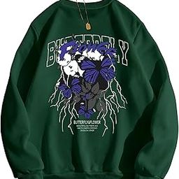 Unisex Sweatshirt Fleece Pullover Loose fit-image-5