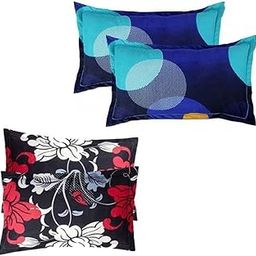 Beautiful Microfiber Printed Pillow Cover Set of 2 (Blue) (SHC_389)-image-56