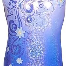 Aosva Gymnastics Leotards for Girls One-piece Sparkle Colorful Rainbow Dancing Athletic Leotards 2-14Years-image-34