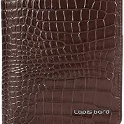 Mandeville Croc-Textured Passport Wallet - Dark Brown-image-43