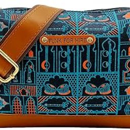 Women Printed Canvas Small Mini Compact Box Sling Crossbody Bag with Wide Broad Strap-image-23