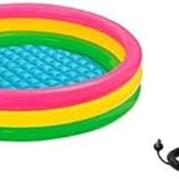 KMC KIDOZ 3 Feet Kids Swimming Pool,Water Pool Bath Tub,Kiddie Pool (Multicolor) (cmk109)-16