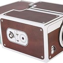 BALITY Pico Mobile Phone Projector Mini DIY Cardboard Home Theater Theater Entertainment Vintage Home Theater for Home Theater-image-66