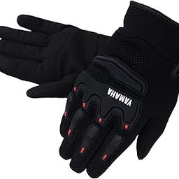 YAMAHA Mesh Bike Riding Gloves | Touch Screen Compatible(M Size, Black) Y6AMESHG0M23-image-70