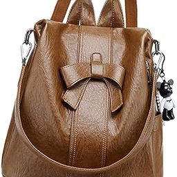 Women Backpack Water Resistant Lightweight Fashion Adjustable Strap Rucksack Brown | Clothing, Shoes & Accessories | Womens Handbags & Bags-image-36