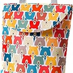Bembika Diaper Bag Organizing Pouches, Travel Pouch Bags Diaper Bag Packing Cubes, Wet Bag, Diaper Clutch Baby Wipe Holder (Multi Bear)-image-79