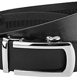 Luxury Leather Belt, 35mm Width, Micro-Adjustable No-Hole Design, Autolock Buckle, Black and Brown-image-49