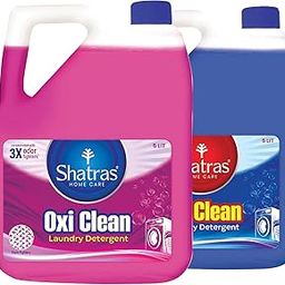 Shatras Oxi Clean Plant-Based 3X Odor Fighter Laundry Liquid Detergent - 5 Liter |Designed For Rinse And Remove Tough Stain | Suitable For All Types Of Clothes (Pack Of 2)-9