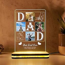 DECOCRU Personalized Gift for Dad | Father's Day Gifts | Personalized Photo & Name LED Lamp | Night Lamp | Gift for Dad, Father, Papa, Daddy, Grandfather (6x8 inch)-image-77