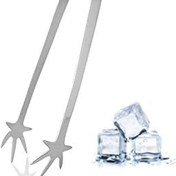 NJ Stainless Steel Mini Serving Tongs, 7 Inch Sugar Cube Tongs for Food, Sweets, Bread, Cake, Wedding, Party, Bar, Ice Bucket: 1 Pcs-31