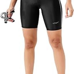 Women's Nylon Cycling Piping Pattern Short for Activewear, Swimming, Fitness & Other Outdoor-picture-30