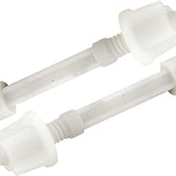 NEW WARE PVC Plastic Toilet Seat Cover Hinges for Parry Type Casked New Clamp (White)-image-93
