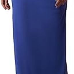 Polyester Western Skirt Blue-image-2