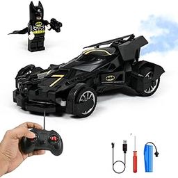 VikriDA Rechargeable Remote Control Car for Kids with Mist Spray & Flashing Lights | 10 Ft Range RC Car Toy for Boys & Girls Age 3+ (Black)-image-22