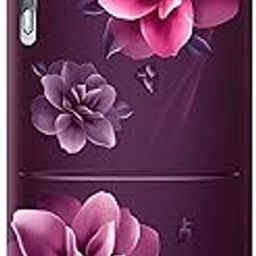 Samsung 223L 3 Star Inverter Direct-Cool Single Door Refrigerator Appliance (RR24C2823CR/NL,Camellia Purple) Base Stand Drawer-picture-1