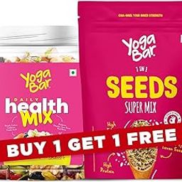 Yogabar Daily Health Mix 850g and 7-in-1 250g Seeds Super Mix Combo Pack, Buy 1 Get 1 Free-16