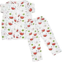 BAYBEE New Born Baby Clothes Muslin Cotton Dress for Kids | Summer Clothing Sets for Baby with Chinese Collar & Press Button | Shirt and Shorts Set-image-88