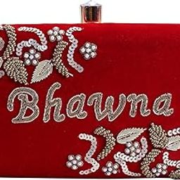 Bridal Ladies Customized Clutch Women Party Wedding Purse Bag,Brown-2