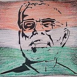 PM Modi painting by Suyog Chaudhari For home decor size 43 * 32 with frame-image-24