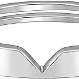 925 Silver Classic V Ring For Him, Adjustable | Gifts for Men and Boys| With Certificate of Authenticity and 925 Stamp | 6 Months Warranty-image-55