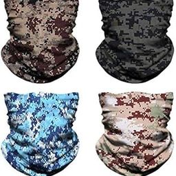 KETKAR Forest Printed Riding and Neck Mask Stylish Head Band Bandana Mask for Men and Boys_Free Size(Pack Of 04)-image-51