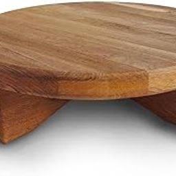 PARVLUXE Premium Teak Wood Chakla – 10 Inch Round Chapati Board | लकड़ी का चकला | Wooden Roti Rolling Pin | Handcrafted Luxury Patla with 3 Inch Height | Elegant Rolling Board for Modern Kitchens-image-35