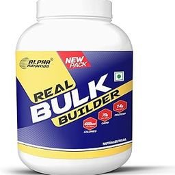 Alpha Nutrition Real Bulk Builder (Chocolate, 3 KG) 14g Protein | 70g Carbs | 480 Cal | Fast Weight & Muscle Gain | Daily Muscle Building | Stamina & Strength |-image-27