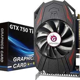 GPVHOSO GTX 750Ti 4GB GDDR5 Graphics Card, 640SP 128bit Direct X12 Computer Video Cards, PCI Express 3.0x16 Interface, VGA, HDMI, DVI-D, Low Power GPU for Working Gaming-3