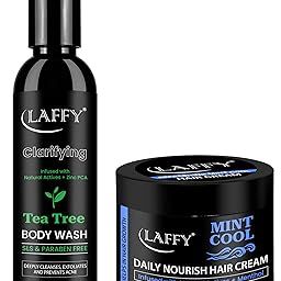 Tea Body Wash (200ml) & Mint Hair Cream (100gm) COMBO – Body Cleansing & Hair Cooling Duo | Refreshing, Nourishing & Revitalizing Formula | Daily Hair & Body Care Set (Set of 2)-image-6