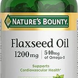 Nature's Bounty Flaxseed Oil 1200 mg - 125 Capsules-image-27