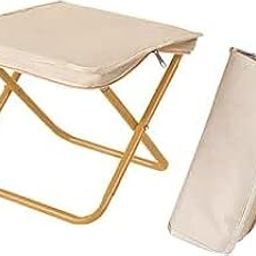 bosig® Handbag Folding Stool Zipper Bag Foldable Camping Chairs Picnic Lightweight Folding Stool | Stability & Comfort Portable Camp Chairs for Beach, Backpacking || Pack of 1-image-22
