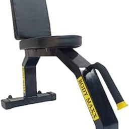 Body Maxx Heavy Duty Utility Stool Weight Bench With Moveable Wheels For Home Gym And Commercial Use-10