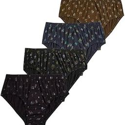 Womens Panty Cotton Printed Panty Brief (Pack of 4)-image-10