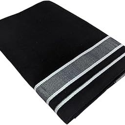Dhoti for men cotton - Black-56