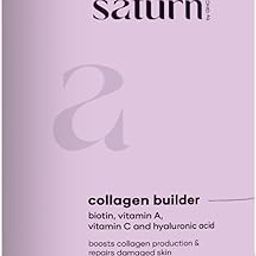 Saturn by GHC Premium Marine Beauty Collagen Powder - 100% Vegan, Pack of 250 g | Plant Based Collagen With Biotin, Vitamin C, Rose Petals and Sea Buckthorn | Helps in Glowing Skin and Hair Growth-6