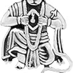 925 sterling silver handmade Hindu idol God Lord hanuman pendant, jewelry nsp686-image-98