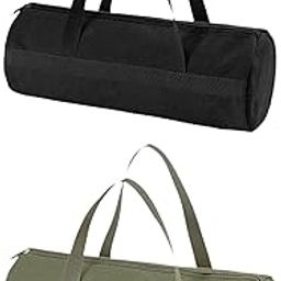 Camping Tent Stakes Storage Bag Wind Ropes Pouch Carpenter Versatile Handbag Black-image-10