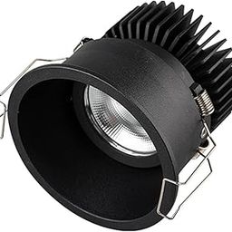 MERISHOPP™ Aluminum Recessed Downlight 4000K Ceiling Light High Brightness Bathroom Black_5W_55Mm|Home & Garden|Lamps Lighting & Ceiling Fans|Chandeliers & Ceiling Fixtures-21