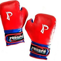 Prospo Boxing Gloves for Men, Boxing Gloves for Kids, for Women, with Wraparound Strap, Size 8oz, 10oz, 12oz and 14oz (10oz, RED)-image-64