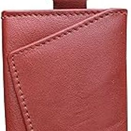 Genuine Leather Button Slim Fit Key Case for Men and Women-17