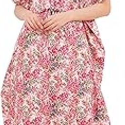 Women's Pure Cotton Kaftan Maxi Gown Nightdress Nighty for Women-image-15