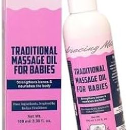 Maternal Bliss Baby Massage Oil | Ayurvedic, Non-Sticky Oil with Ashwagandha, Almond, Avocado & Desi Ghee | Nourishing, Toxin-Free for Newborns and Infants (100ml)-image-35