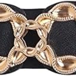 Women’s Wide Elastic Belt – Decorative Buckle Waist Band for Dress & Jacket (All Seasons Use)-image-28