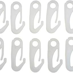 VMS INDIA 10Pieces Nylon Flagpole Snap Hook Clips Heavy Duty Attachment 6cm Long-image-5