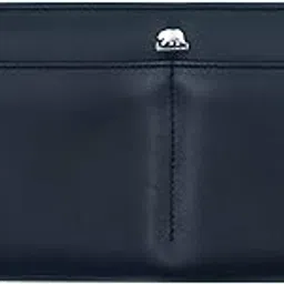 brown bear Black Leather Women's RFID Blocking Wallet (ALIA 04)-picture-10