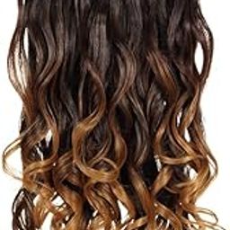 KIS Hair Extensions 100% Natural Human Hair Blend Salon-Quality Voluminous Luxurious Customizable Soft & Silky Texture Washable Reusable & Heat Resistant [ Ex 5 - Ombre Gold (Og) ]-image-28