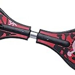 Swipe Kart® Wave Board Skate Board with Carry Bag | LED Flash Colorful Lights in Wheels | for Outdoor for Kids |Skates for Kids,Plastic Card, DIY Arts Craftfor Children (Red WB)-picture-14