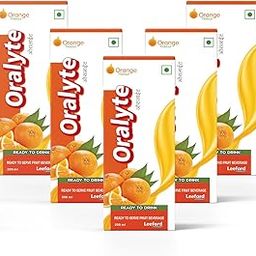 Oralyte Orange | Fast-Absorbing Electrolyte Drink| Immune-Boosting Antioxidants | Safe, Vegetarian, Leak-Proof, Instant Hydration | Pack of 5-11