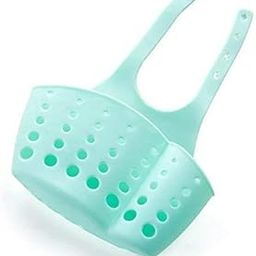 ARURA Silicone Hanging Sink Caddy, Adjustable Snap Button Type Drain Rack, Kitchen Bathroom Sink Faucet Caddy, Kitchen Sink Organizer, 2 Pcs, Multi Colored-image-58